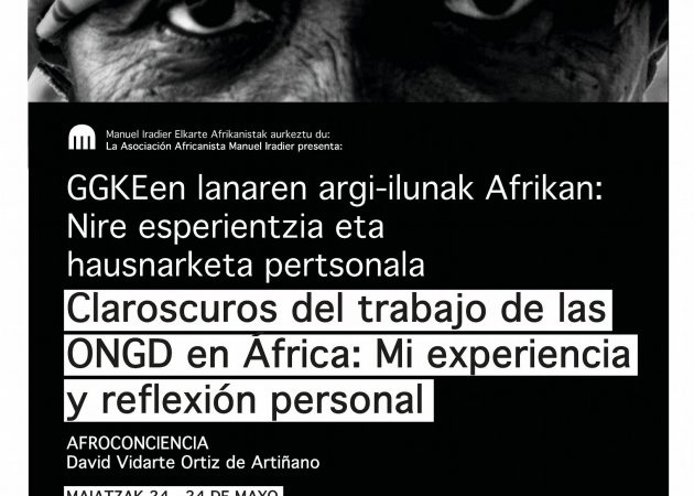 Conferencia: ‘Claroscuros del trabajo de las ONGD en África: mi experiencia y reflexión personal’