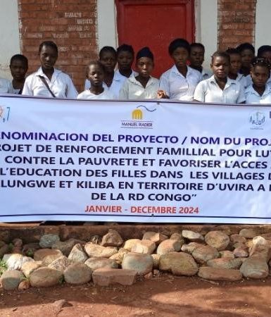 Proyecto de fortalecimiento familiar para luchar contra la pobreza y promover el acceso a la educación de las niñas en los pueblos de Kalungwe y Kiliba en el territorio de Uvira, al este de la República Democrática del Congo