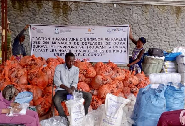 Acción humanitaria de emergencia a favor de 250 hogares desplazados de Goma, Bukavu y zonas circundantes situados en Uvira (R.D. del Congo)